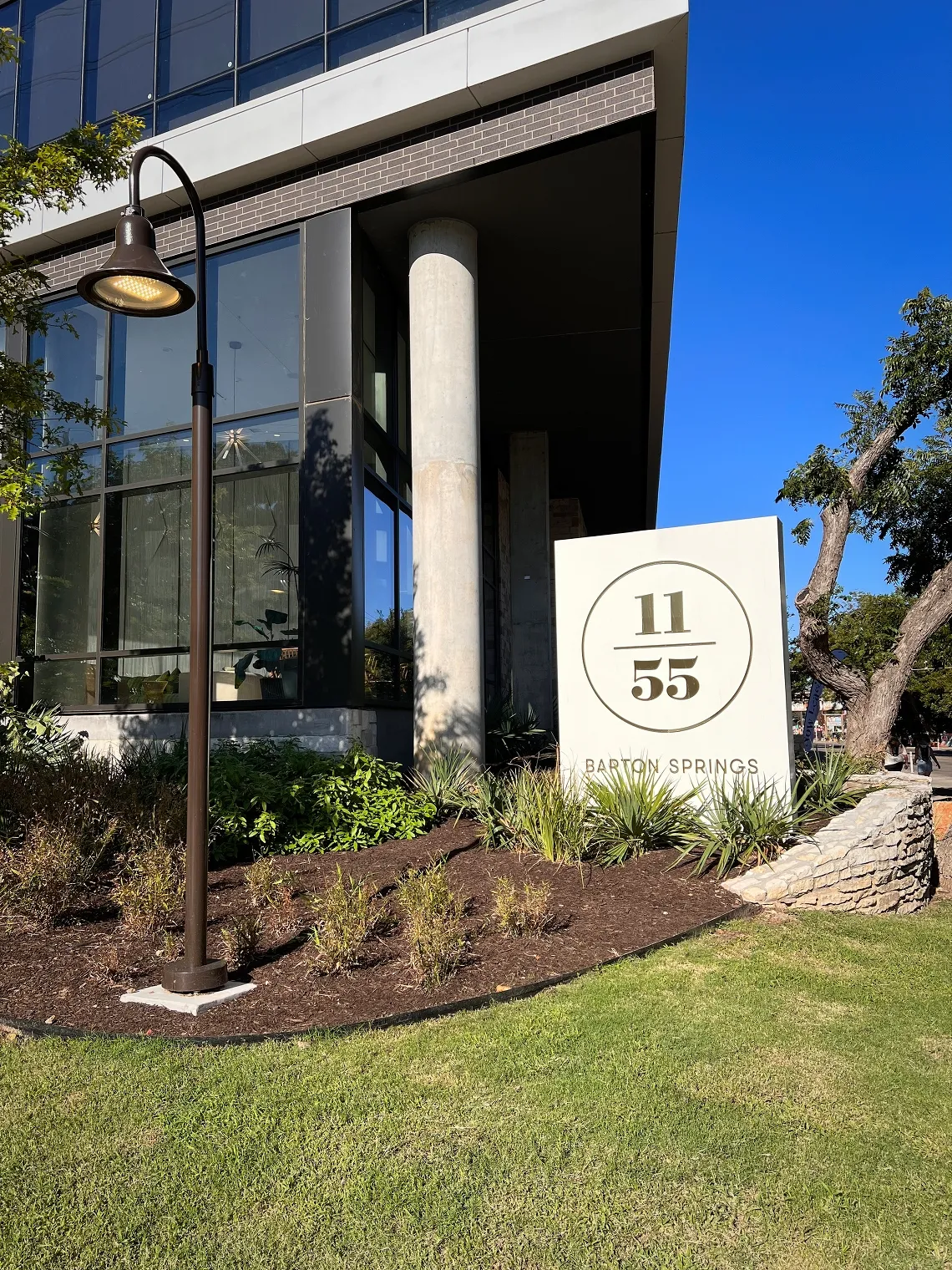 front sign