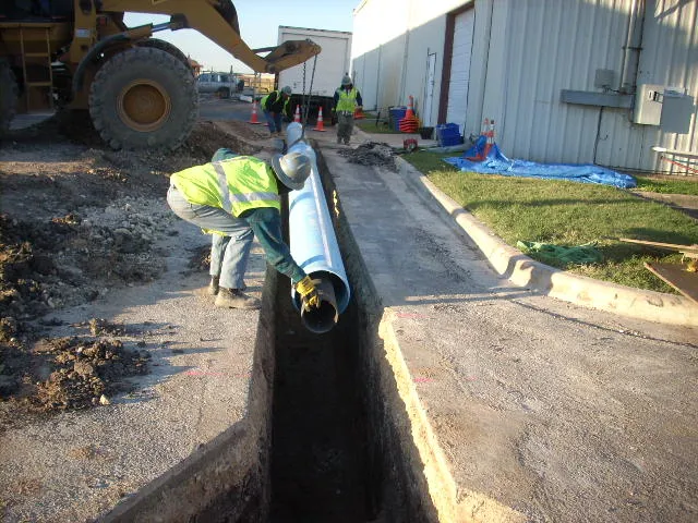 water line installation