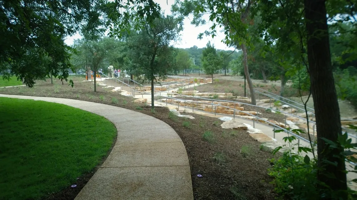south walkway